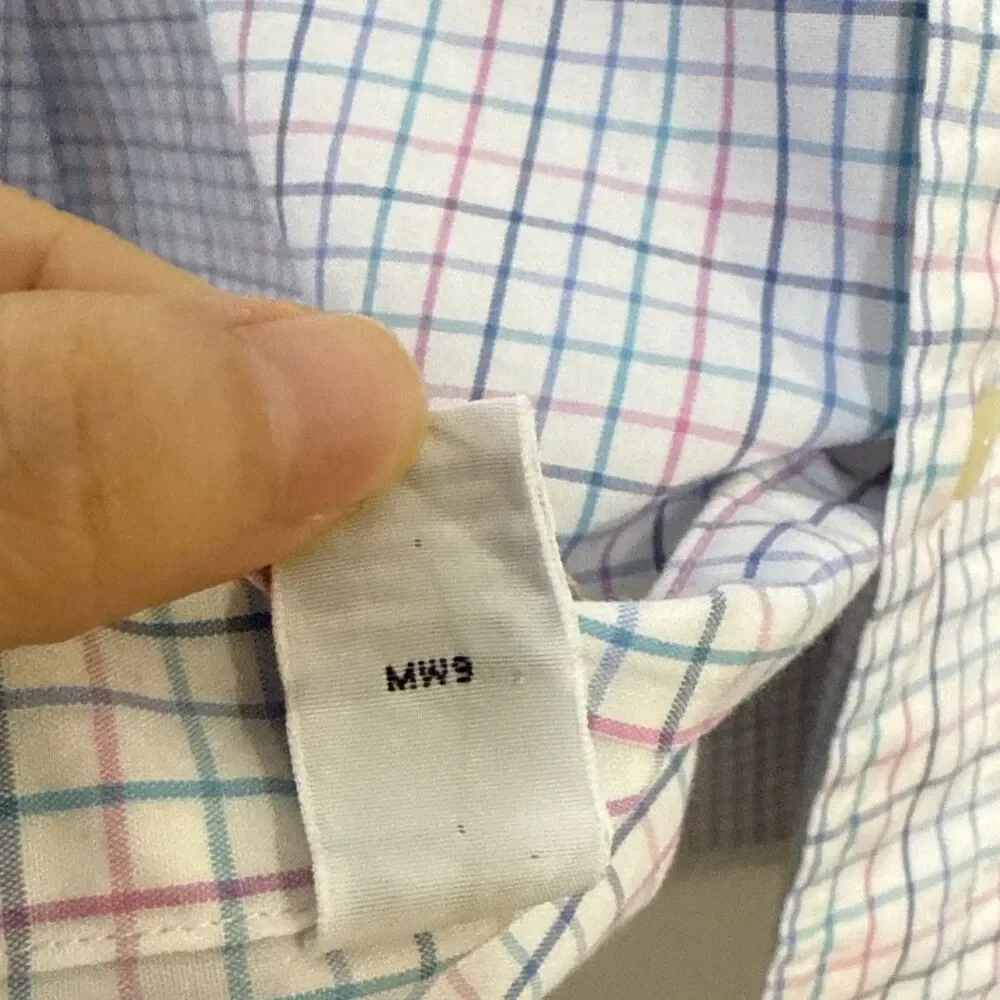 Polo By Ralph Lauren Shirt Mens Plaid Regent Classic Fit Size 16 1/2 36-37